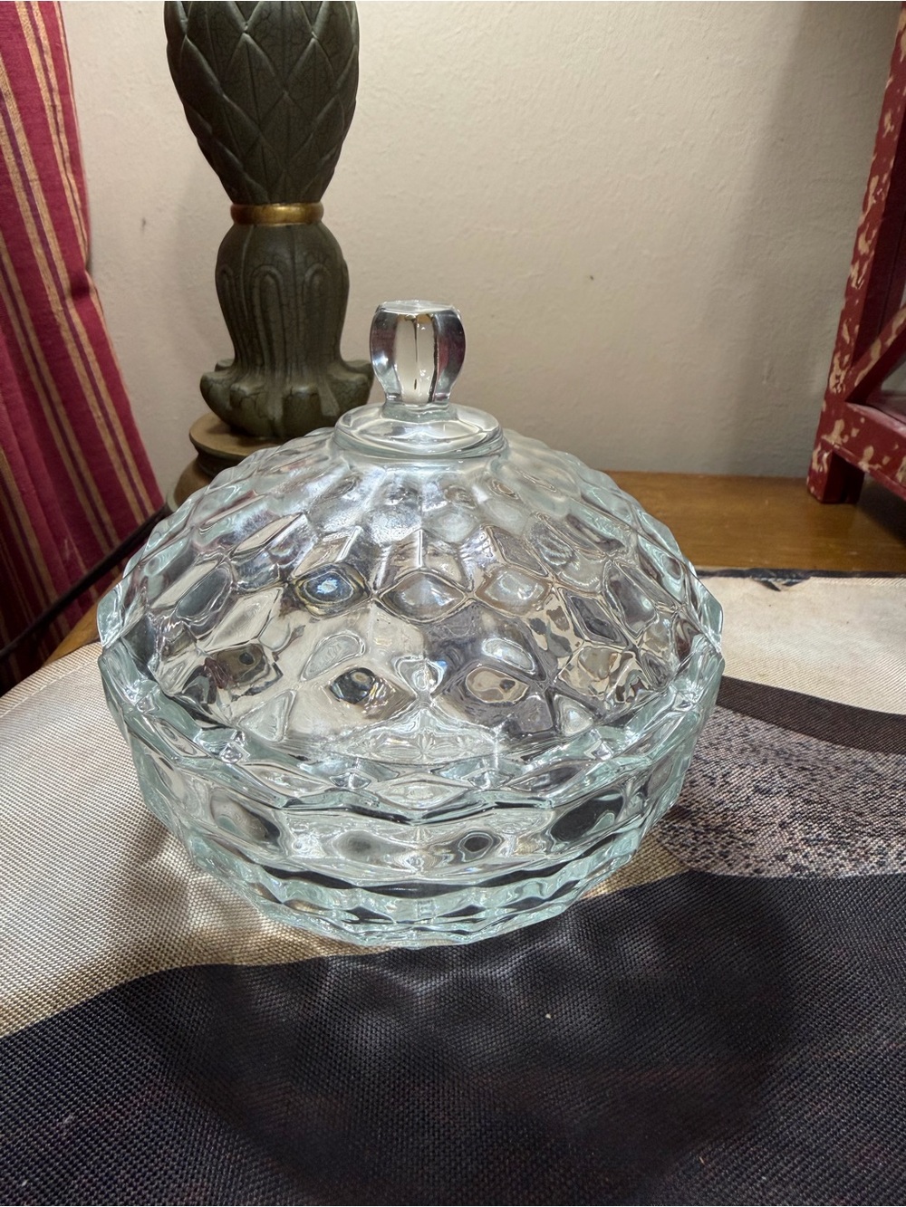 Vintage Fostoria Whitehall candy dish